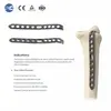 Ulnar styloid locking plate fixed on distal ulna bone model