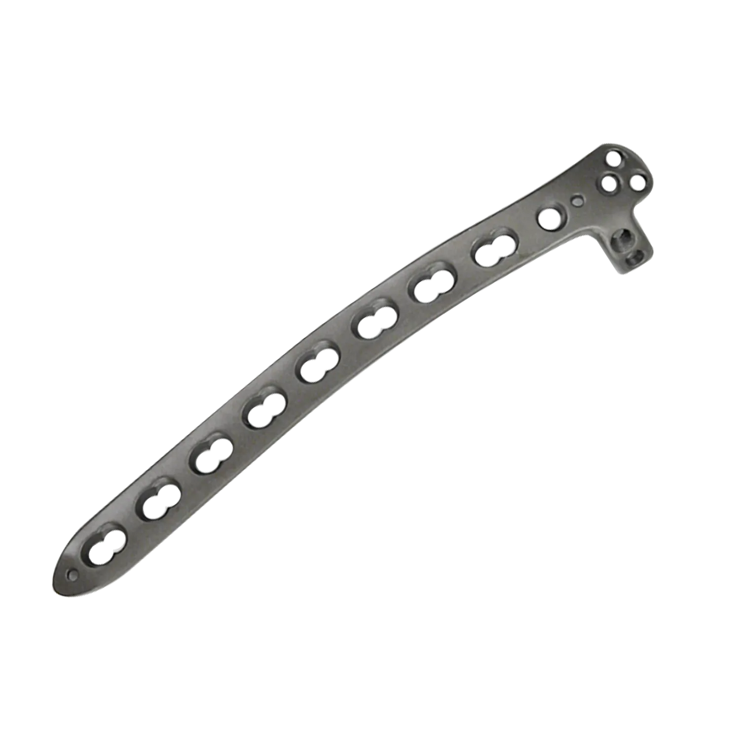 Distal humerus lateral locking plate-I, anatomically contoured, oblique view