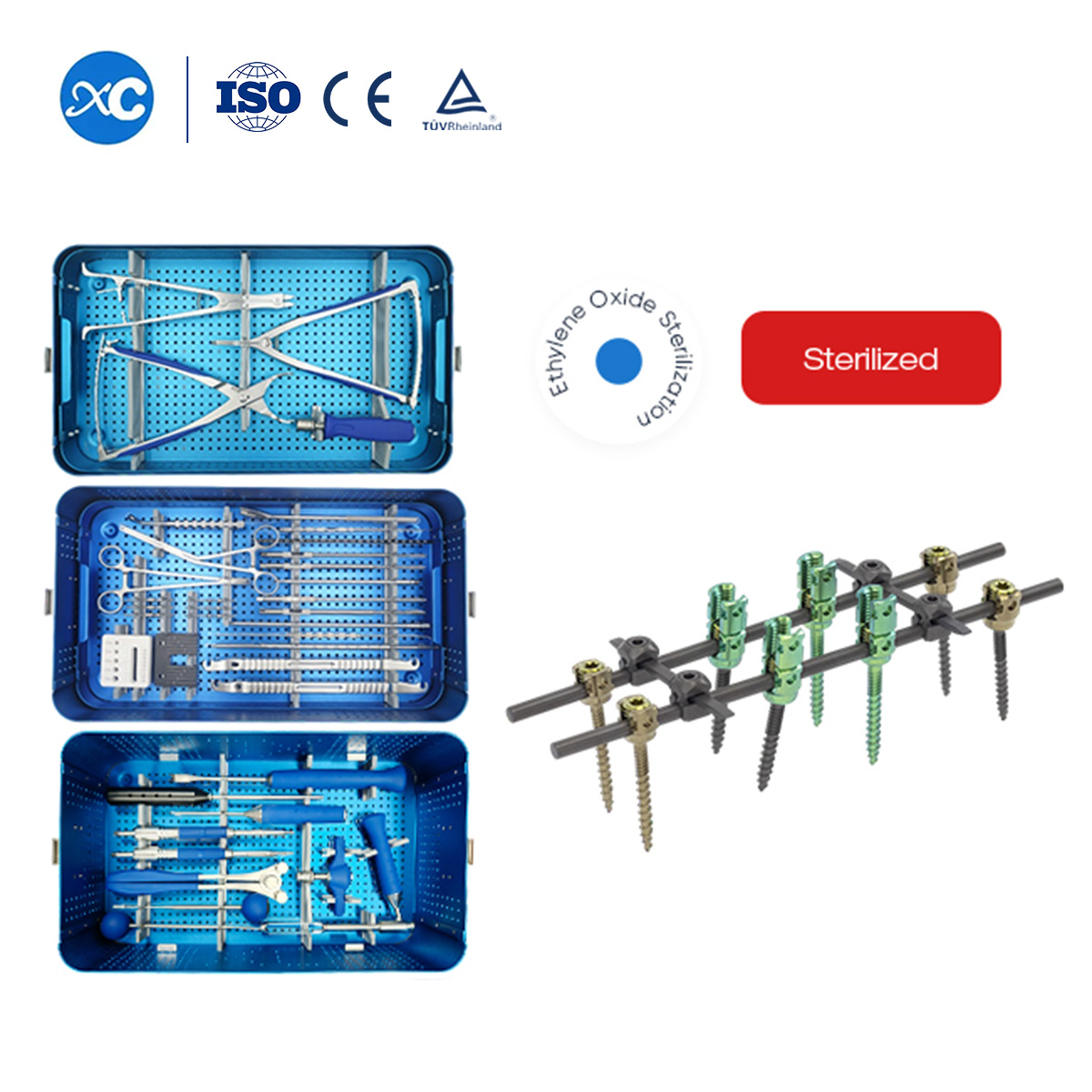 Spinal Pedicle Screw System (5.5mm) | Titanium Orthopedic Implants & Surgery Instruments