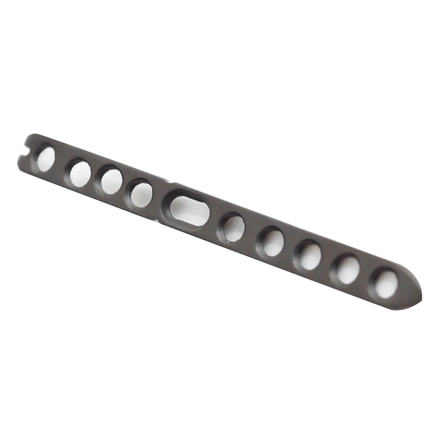Ulnar styloid locking plate with combination holes and compression slot