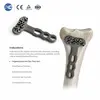 Close-up of distal radius locking plate DVR head locking holes