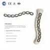 S-clavicle locking plate fixed on clavicle bone model for midshaft fracture