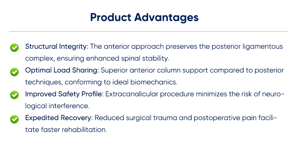 ALIF Cage System | Anterior Lumbar Interbody Fusion Implant | XC Medico