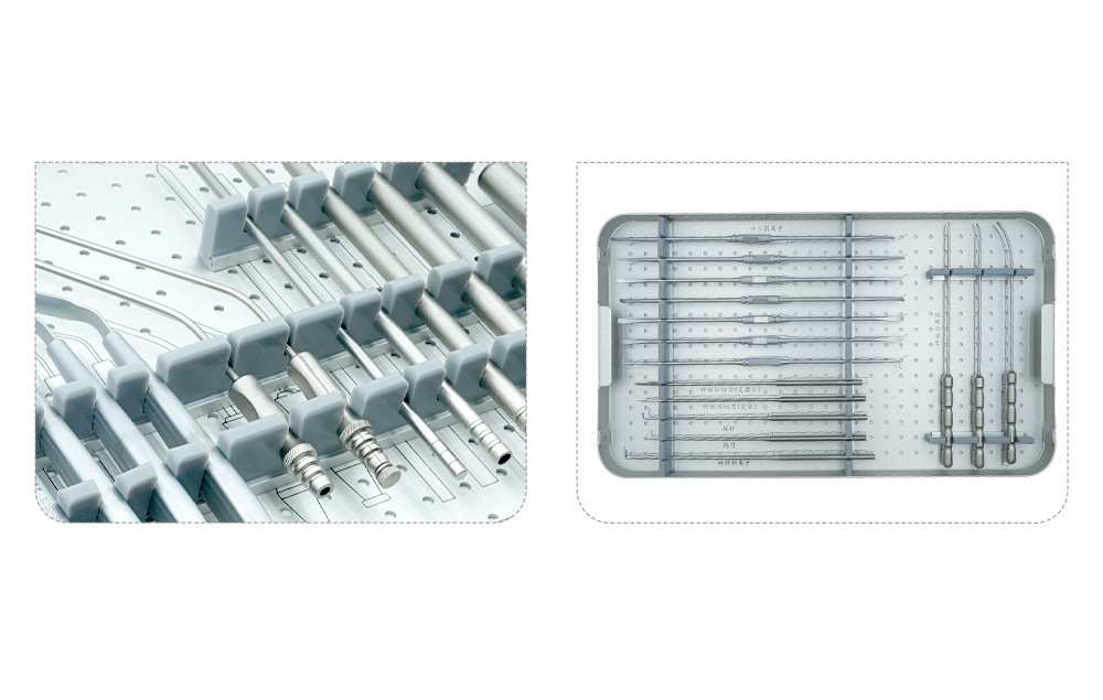 Instruments ya chirurgie ya alliage de titane machined na CNC ya haute pr&eacute;cision