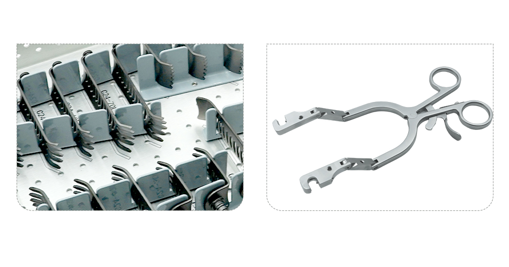 Alliage de Titane Premium mpe Usinage ya Haute Pr&eacute;cision mpo na ba Retracteurs orthop&eacute;diques