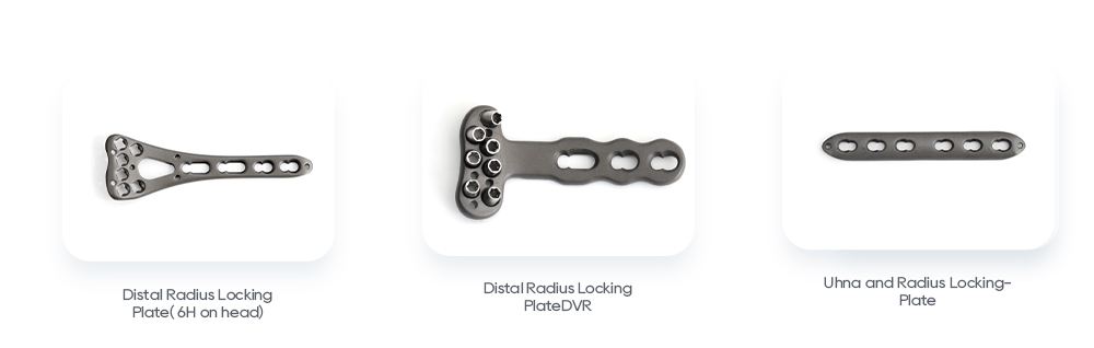 Related Orthopedic Products: Distal Radius Locking Plate DVR, Ulna and Radius Locking Plate