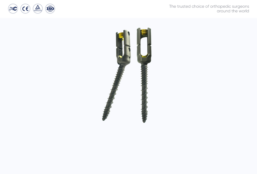 5.5 Reduction Polyaxial Pedicle Screw, Breakaway Nut, MIS Curved Rod