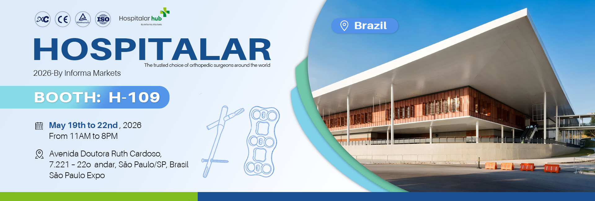 Hospitalar 2026 Exhibition Background