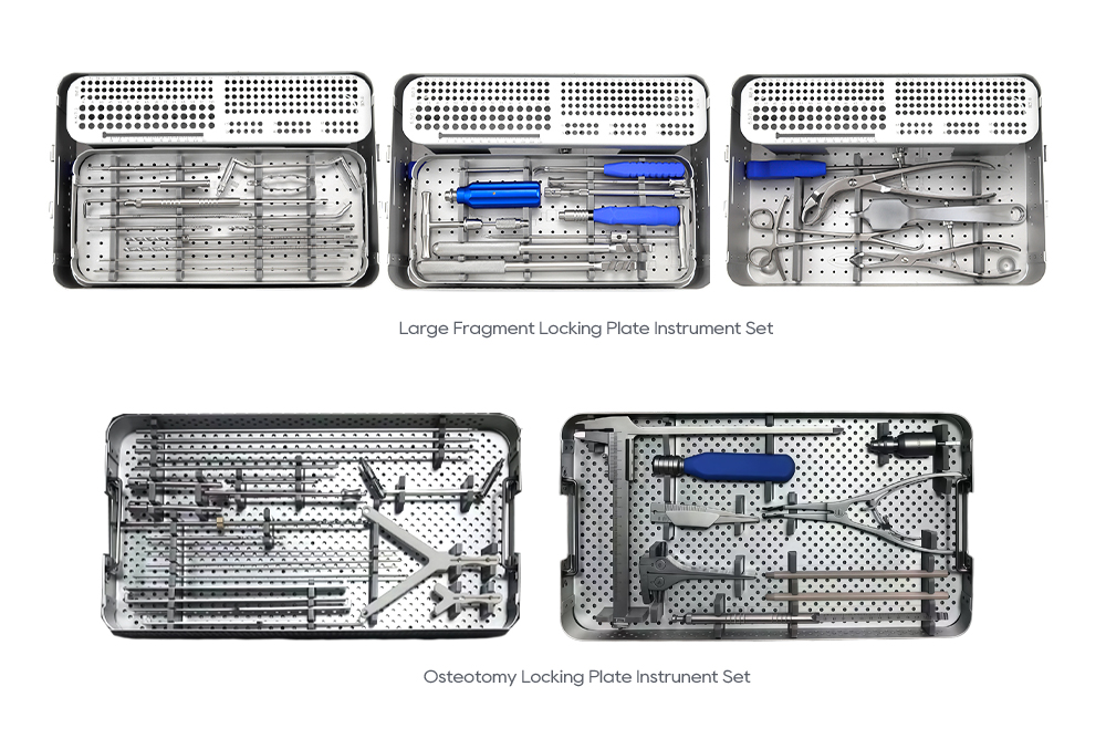 Large Fragment and Osteotomy Locking Plate Instrument Sets