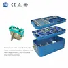 Cervical cage loaded into inserter for bone graft filling