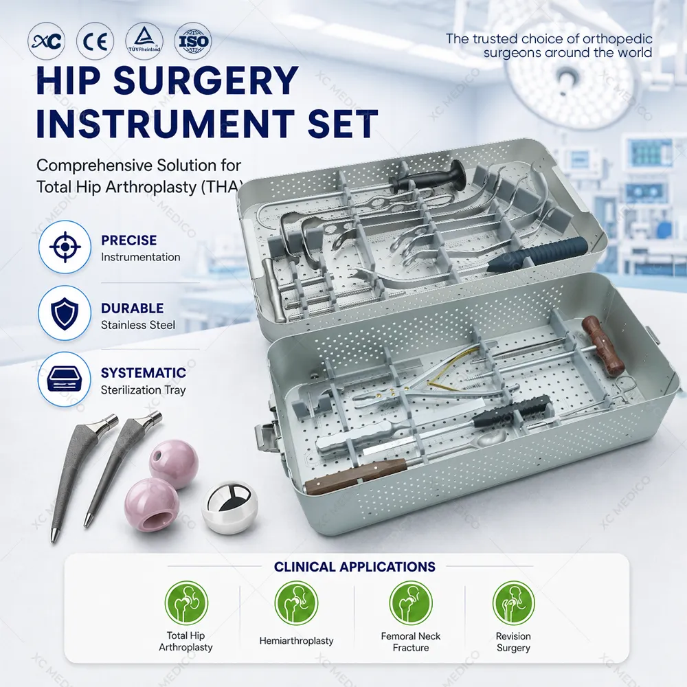 Ergonomic forceps and rongeur for hip arthroplasty