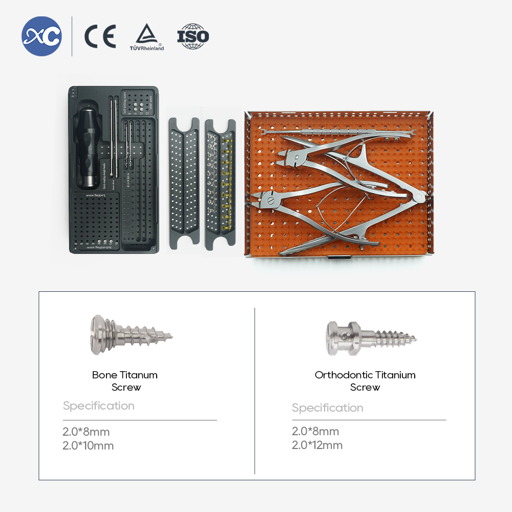 Perforated stainless steel sterilization case for IMF instruments