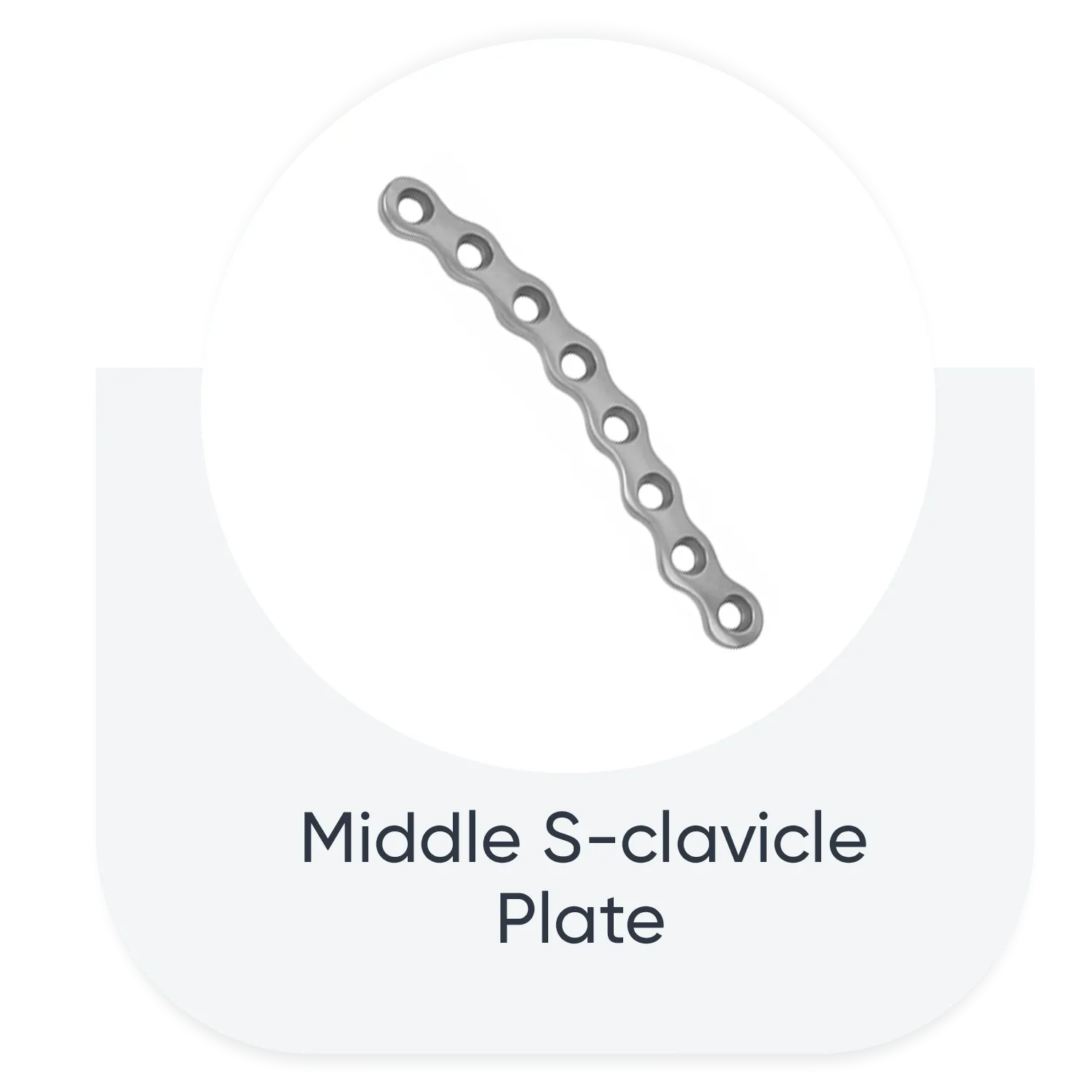 Middle S-clavicle plate