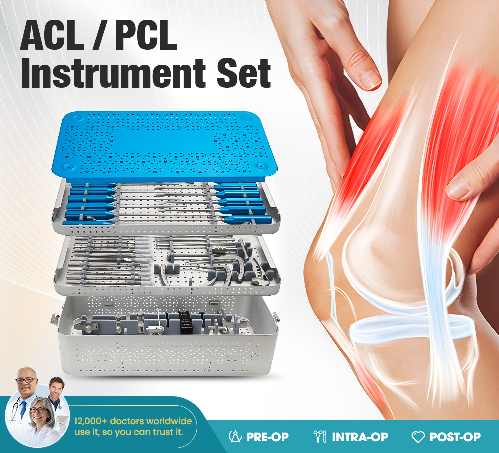 ACL / PCL Reconstruction Instrument Set -II - XC Medico