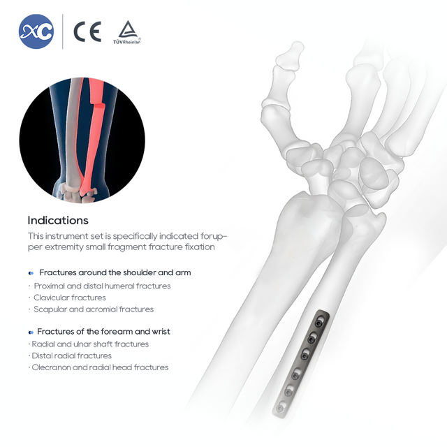 Σετ οργάνων Small Fragment | Κιτ Ορθοπεδικής Πλάκας 2,7/3,5mm | XC Medico