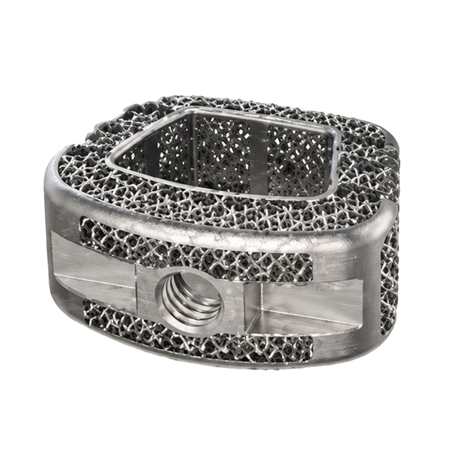3D-printed anterior cervical cage with graft window