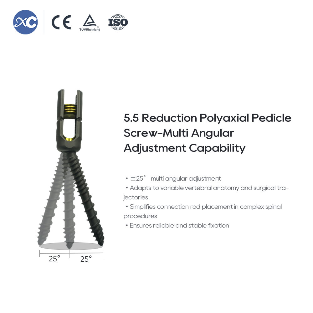 5.5 Reduction Pedicle Screw | Spinal Fixation | XC Medico