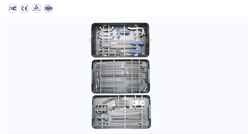 Expert Tibial Intramedullary Nail Instrument Set in Sterilization Trays