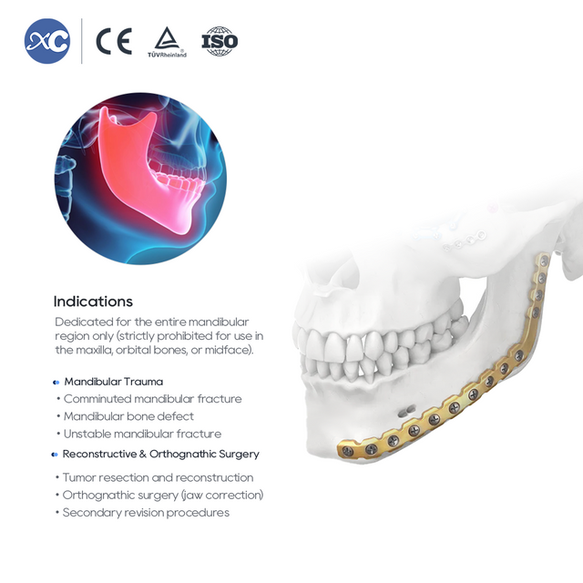 Maxillofaciale instrumentenset van 2,4 mm