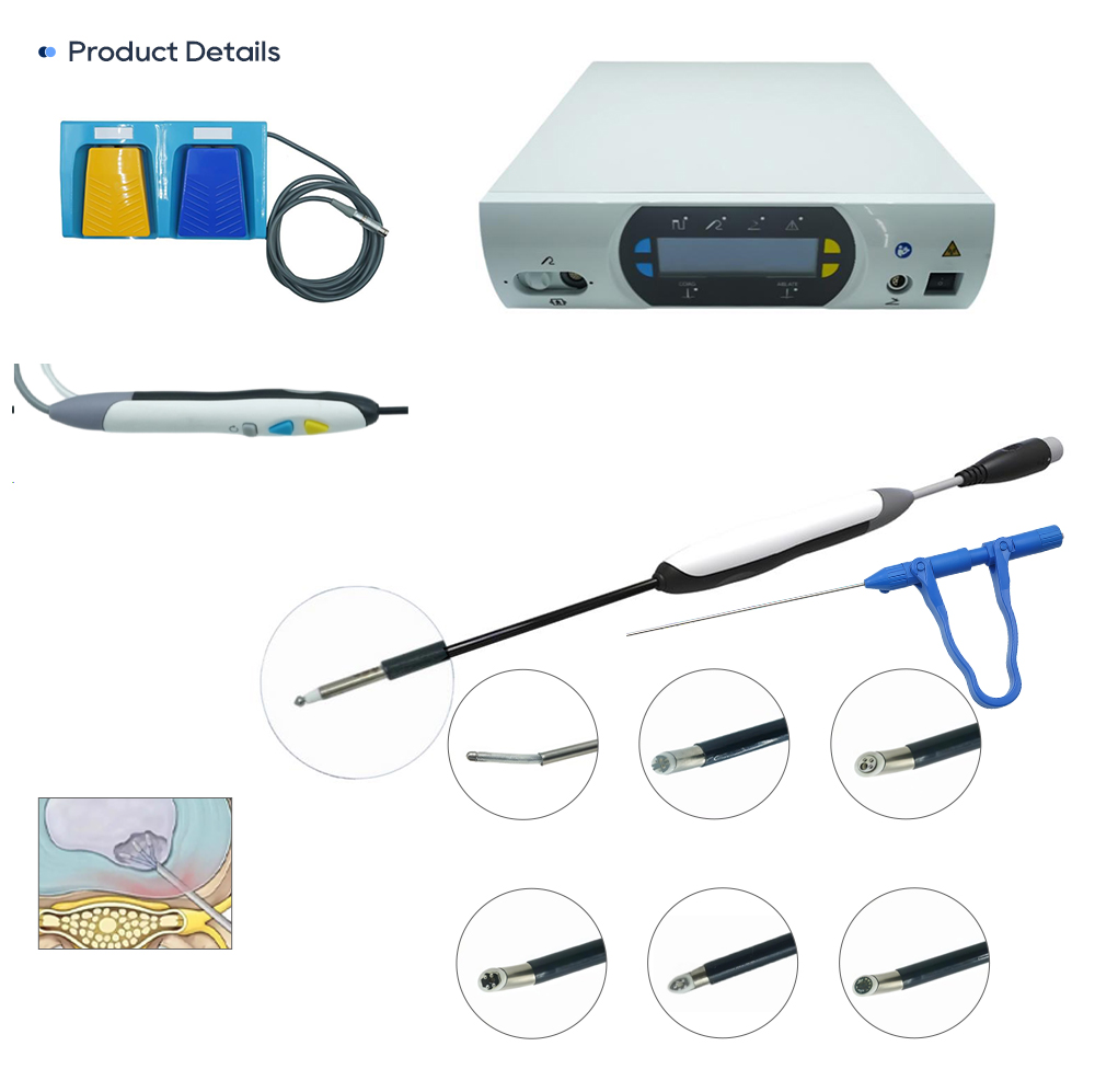 Plasma Radiofrequency Generator UI, Footswitch, and Electrode Wand Functions