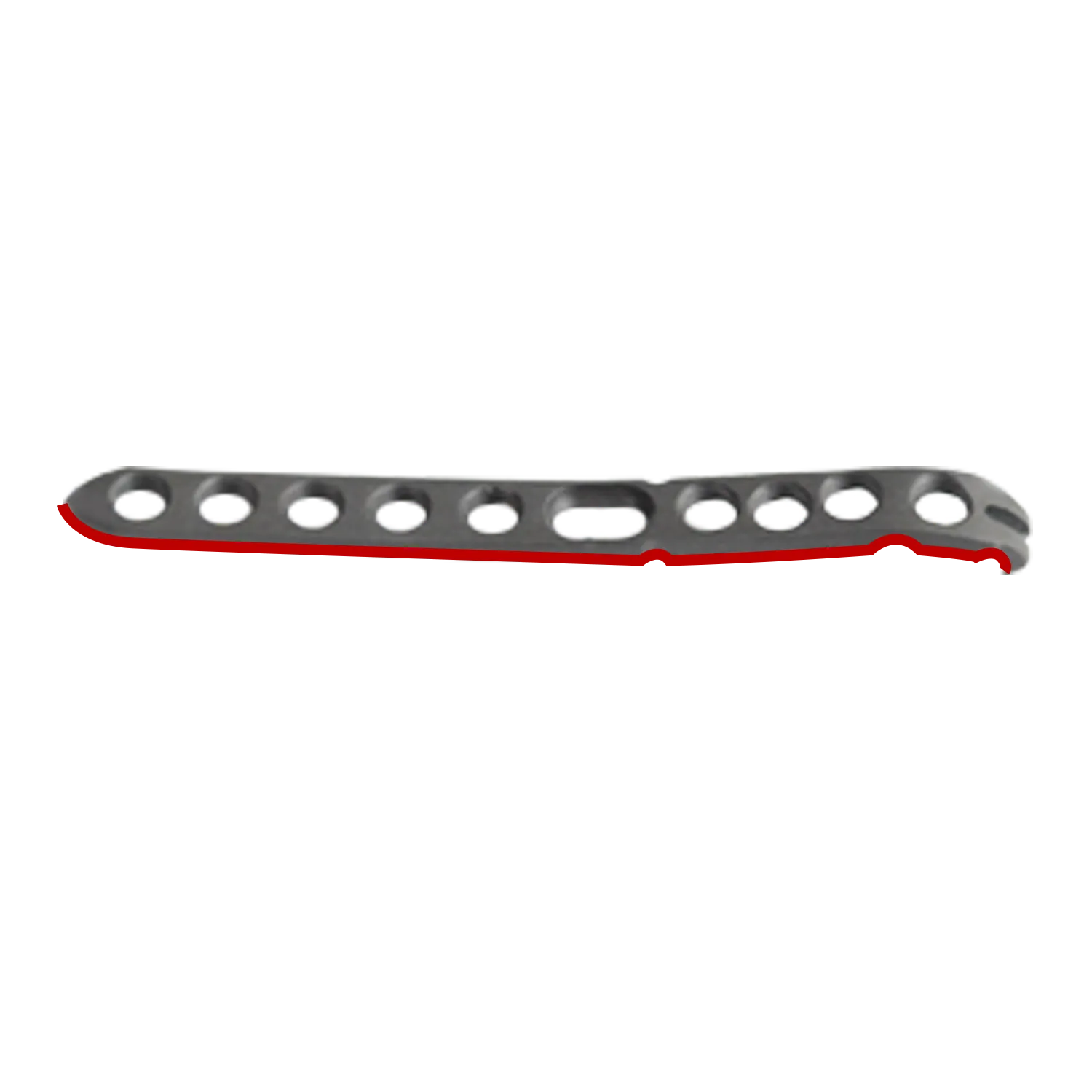Low-profile underside contour of the ulnar styloid locking plate