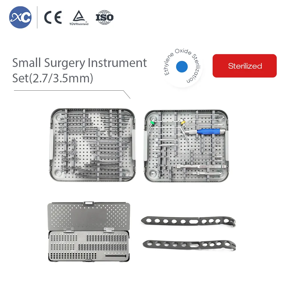 Small surgery instrument set 2.7/3.5mm for ulnar styloid locking plate