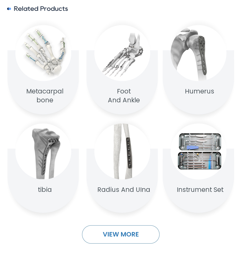 Mainaig nga Orthopedic Implants para iti Metacarpal, Saka, Gurong, ken Atiddog ​​a Tulang a Fractures
