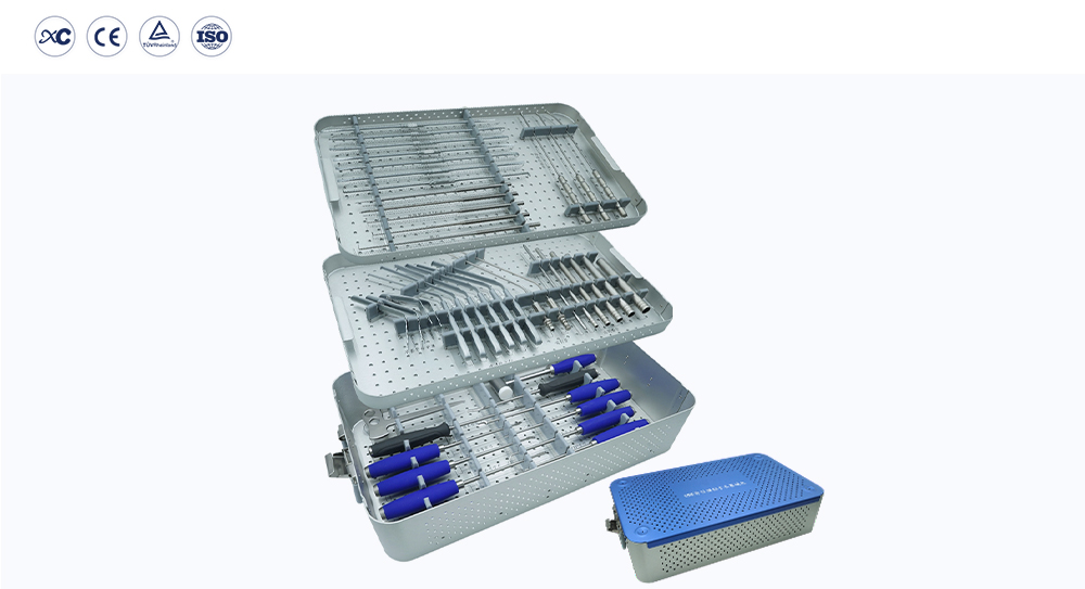 Ensemble ya instrument ya chirurgie spinale UBE st&eacute;rilis&eacute; mpo na Endoscopie Biportal Unilat&eacute;rale