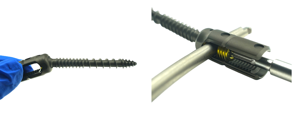 High Precision CNC Machined Polyaxial Pedicle Screws