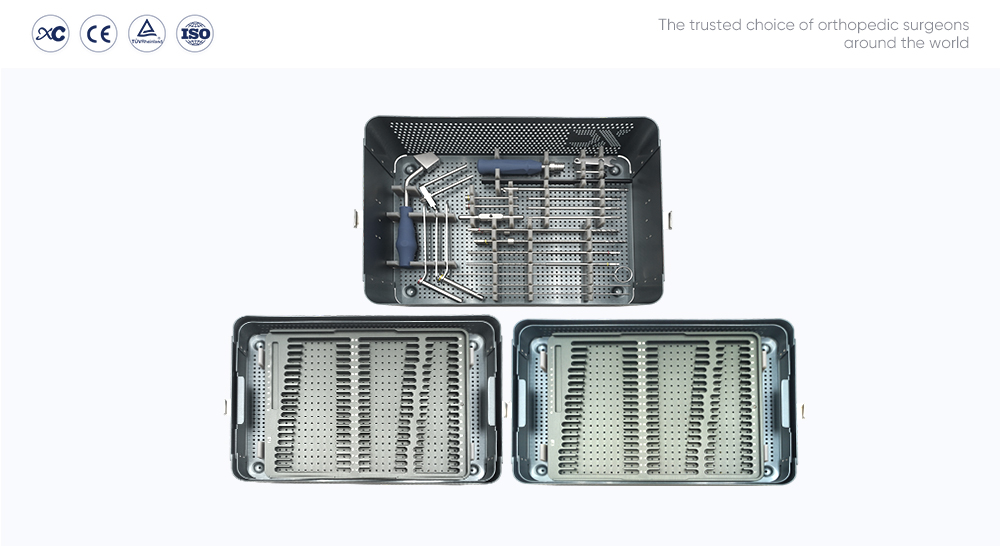 6.5/7.3mm Cannulated Screw Instrument Set Tray