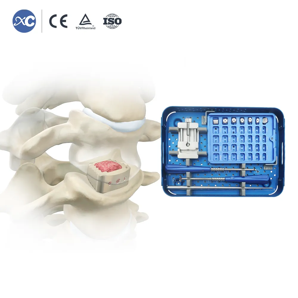 PEEK-Zervikalk&auml;fig-Instrumentenset f&uuml;r ACDF-Chirurgie – 3
