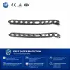 Ulnar styloid locking plate with combination holes and compression slot