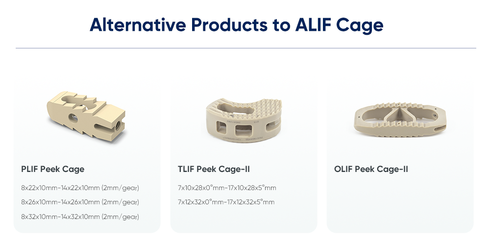 ALIF Cage System | Anterior Lumbar Interbody Fusion Implant | XC Medico