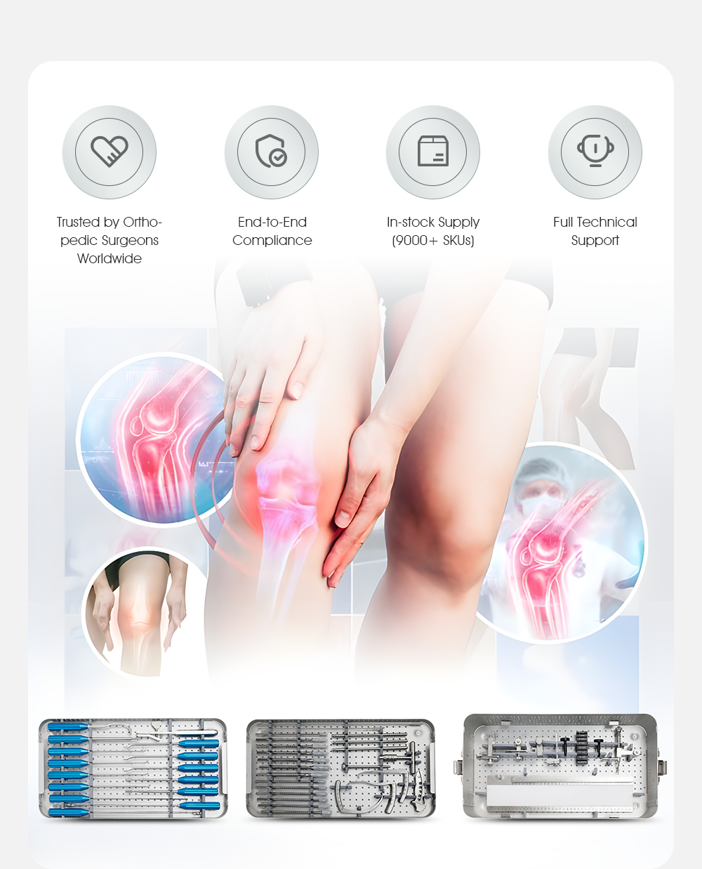 ACL / PCL Reconstruction Instrument Set -II - XC Medico