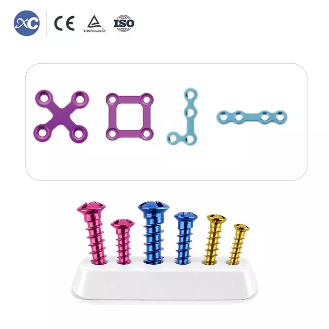 Maxillofacial Screw Manufacturer Titanium Fixation Screws for Facial Trauma - 2