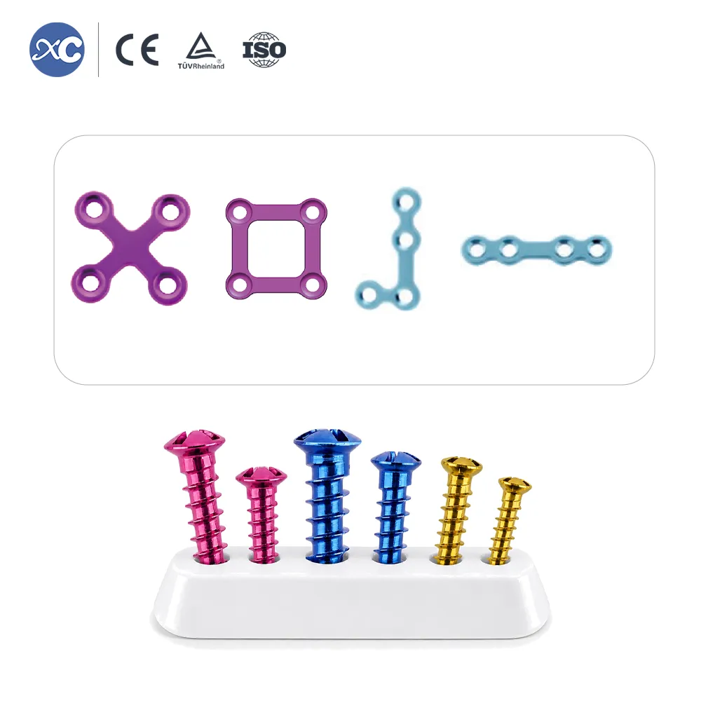 Maxillofacial Screw Manufacturer Titanium Fixation Screws for Facial Trauma - 2