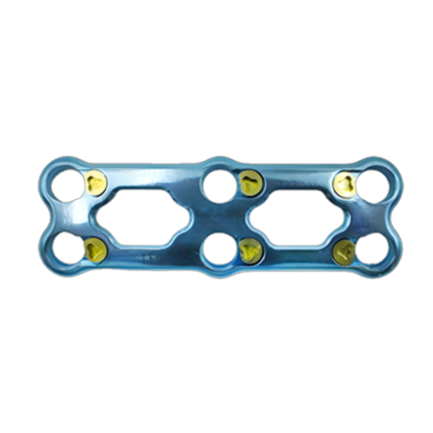 Anterior cervical plate fixation system