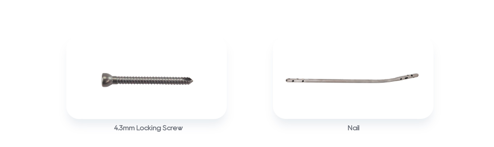 Related Implants: 4.3mm Locking Screw and Expert Tibial Intramedullary Nail